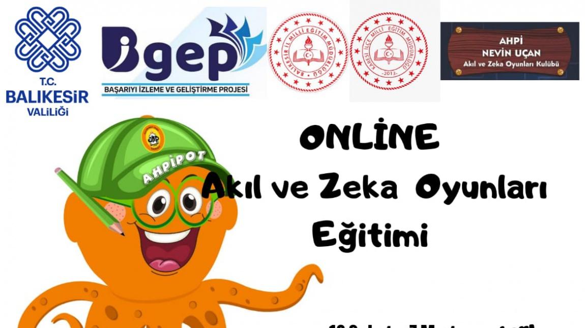 OKULUMUZ ÖĞRENCİLERİNE BİGEP PROJESİ KAPSAMINDA ONLİNE AKIL VE ZEKA OYUNLARI EĞİTİMLERİ VERİLECEKTİR.